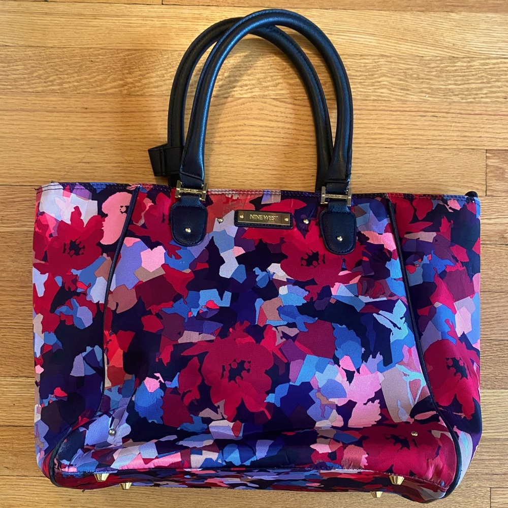 Nine West large travel tote laptop bag